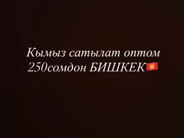 Кымыз, саамал, Оптом, Самовывоз, Платная доставка