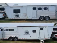 2006 Cimarron Trailers Prestige Gooseneck Horse Trailer — foto 2